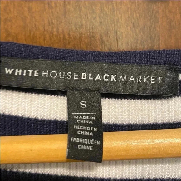 NAUTICAL WHBM lightweight sweater with ruffle sleeve Size S - Picture 4 of 6